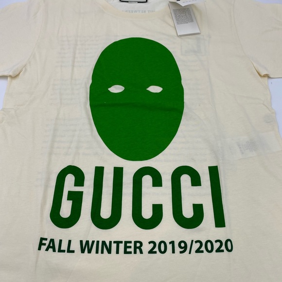 Gucci Other - Men’s Gucci mask print cotton T-shirt 100% authentic size large made in Italy